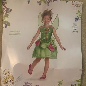 Tinker Bell Halloween Costume size sm 4-6